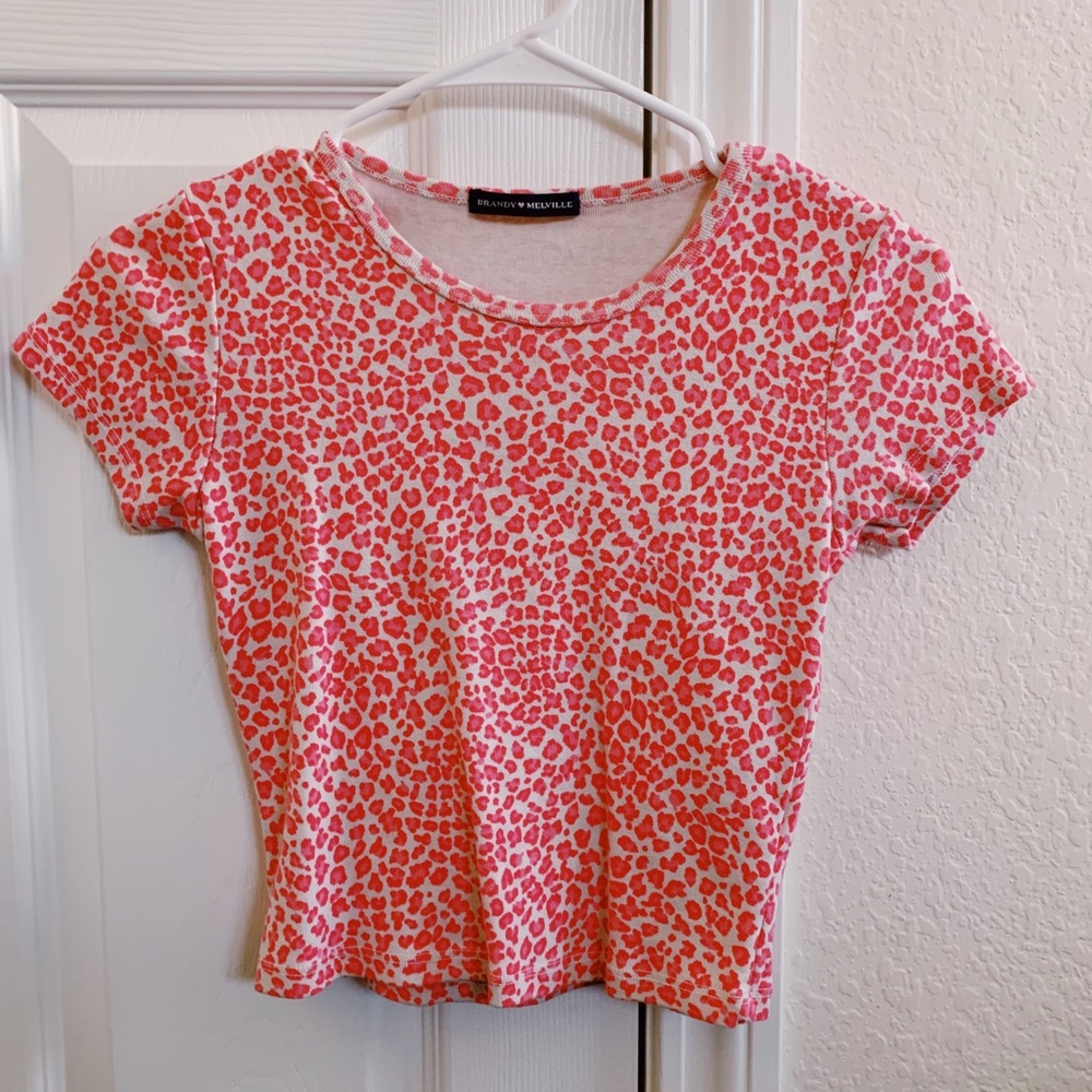 Brandy Melville cheetah Ashlyn top